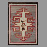 Navajo Rug with Yei Figure {Dimensions 33 x 42 inches}