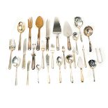 Set of Towle Candlelight Sterling Silver Flatware: Comprising twenty dinner forks {length 7 1/4