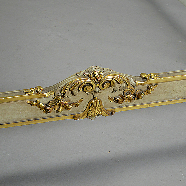 Italian Neoclassical Style Painted and Parcel Gilt Bed, - Image 3 of 4