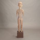 Toraja Carved Wood Tau Tau Figure,