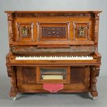 Upright Bronze Mounted Mezon Mechanical Piano by E. Dienst,