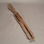 Papua New Guinea/Asmat Wooden Male Ancestor Figure