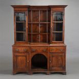 English Oak Welsh Dresser with Plate Rack,