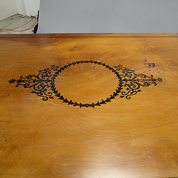 French Charles X Style Inlaid Four Drawer Commode - Image 3 of 4