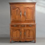 French Provincial Buffet du Corps Hutch Cabinet,