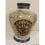 A boxed Cobridge Pottery 'Voyager' vase