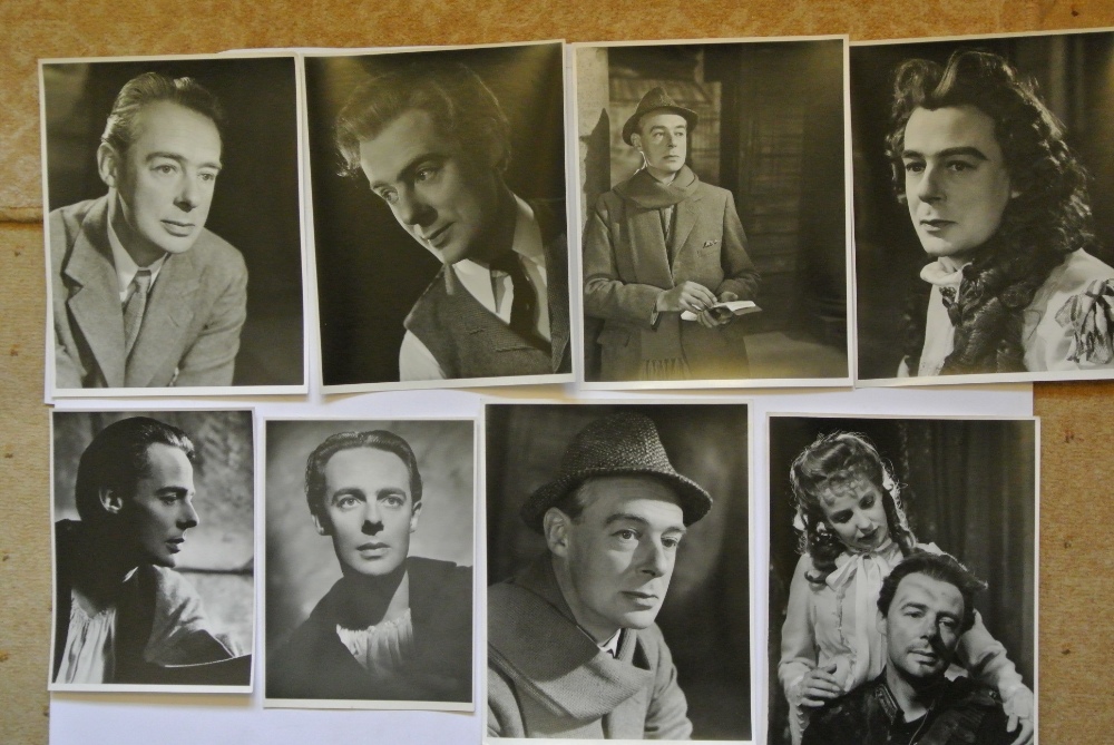 Angus McBean – Alec Clunes, black & white stage bromide photos, each approximately 7” x 9.5”, some
