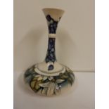 A boxed Moorcroft Juneberry pattern vase