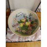 A boxed Moorcroft Temptation pattern limited edition bowl – 150/500