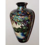 A boxed Moorcroft Oyster Bay Take Two pattern limited edition vase by Sian Leeper – 2005, 12.5” high