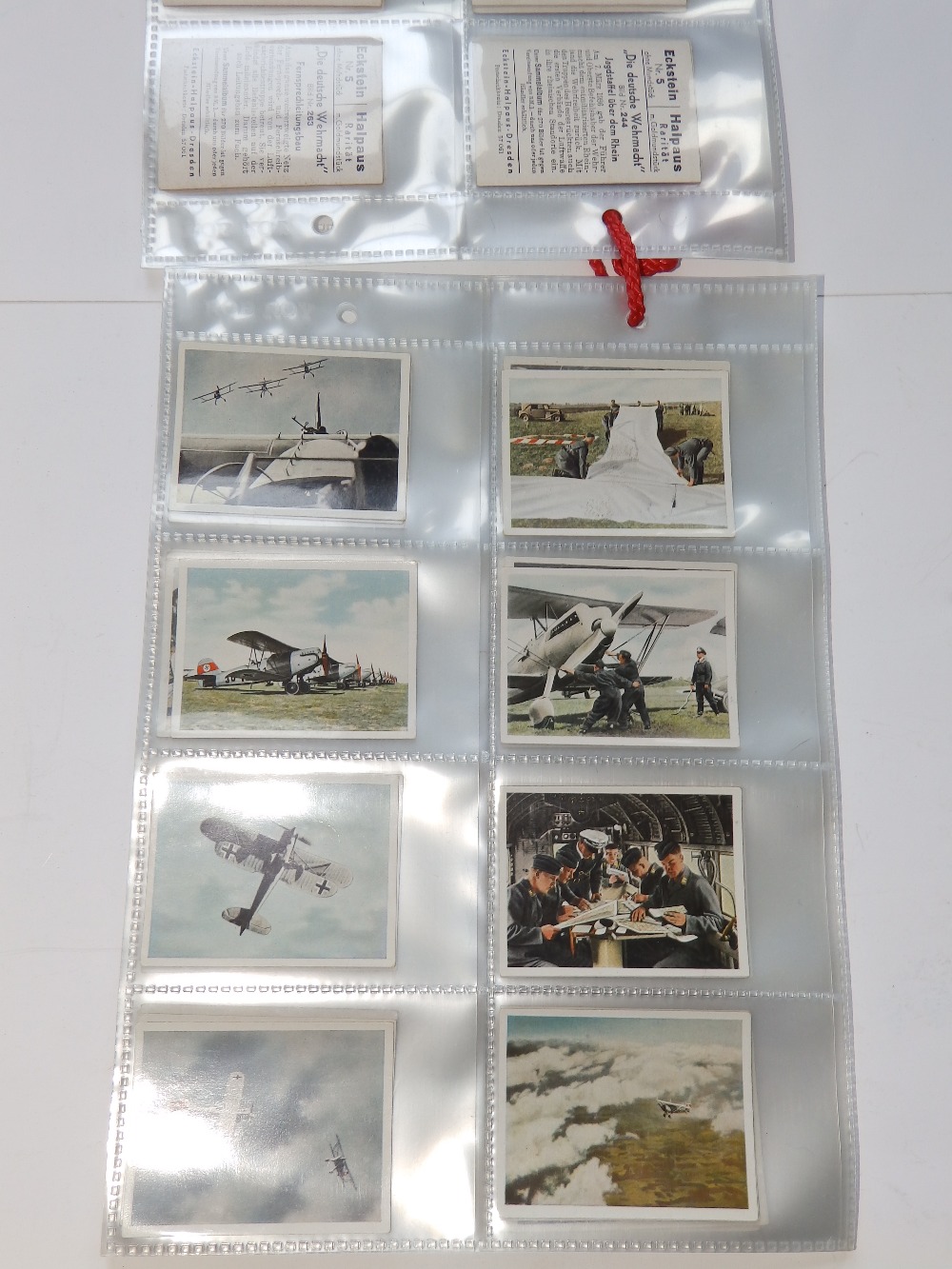 140 German coloured WWII 'Wehrmacht' cigarette cards - Image 2 of 2