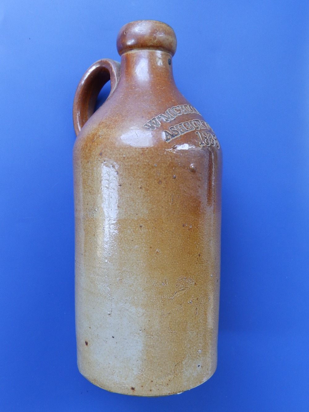 A William IV stoneware bottle – 'W, Michelmore's Ashburton Pop 1835' - Image 2 of 2