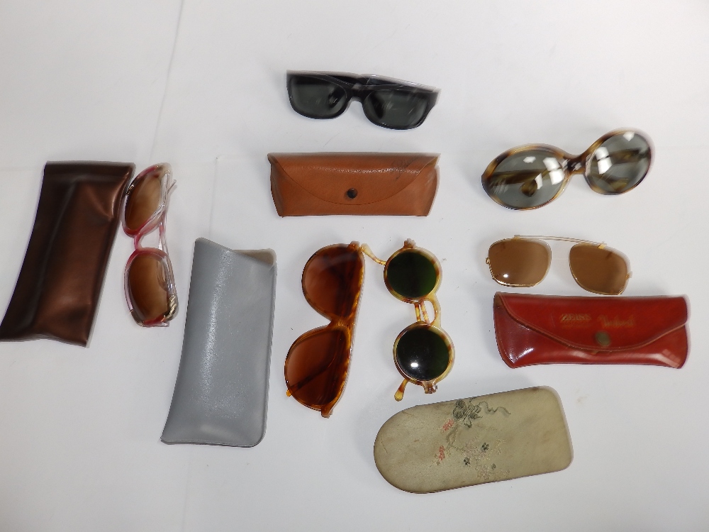 A pair of Fred Lapidus sunglasses and five other pairs (6)