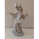 A Lladro figure group – Princess and the clown.