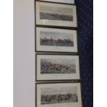 After Dean Paul – a set of four coloured hunting prints – Leicestershire