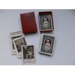 A boxed card 'Game of Artists' – 52 card set No1117, Copyrighted 1897, The Fireside Gane Co., USA