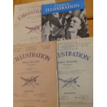 Four copies of the French magazine 'L'Illustration', dated Jan 1909, Sep 1913, Jun 1925 & Apr 1948.