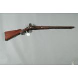 Flintlock carbine musket, lock with rampant lion marked 1815, 26 inch barrel. Length 41.5 ins.