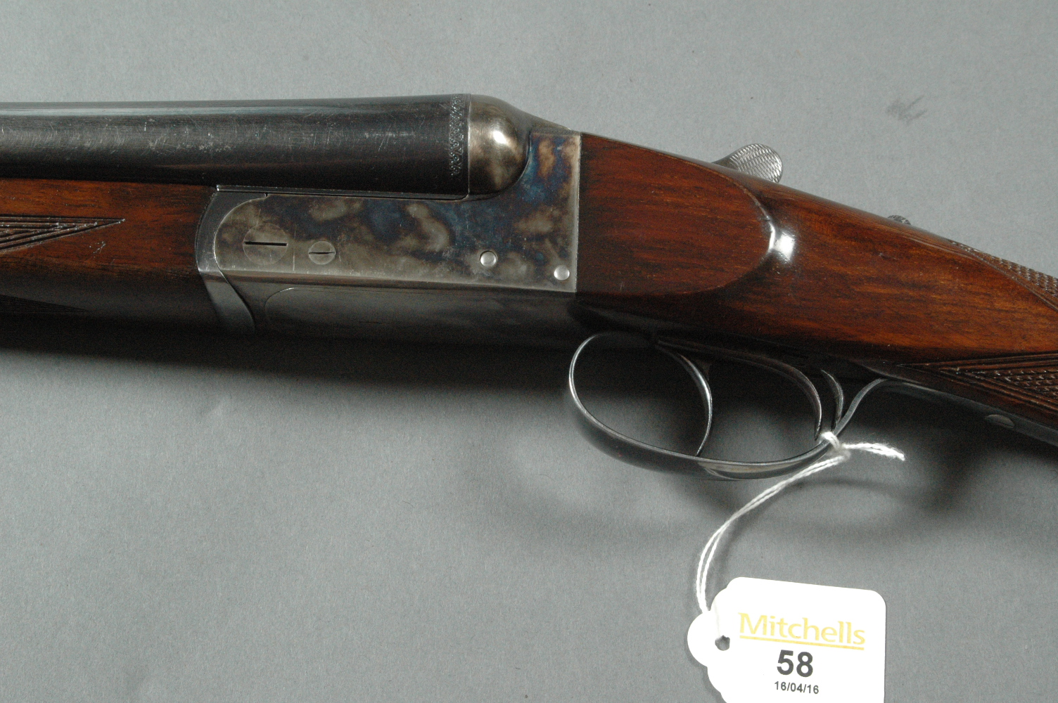 SHOTGUN CERTIFICATE REQUIRED - "The Basque" 12 bore side by side shotgun, 28 inch barrels, - Image 2 of 3