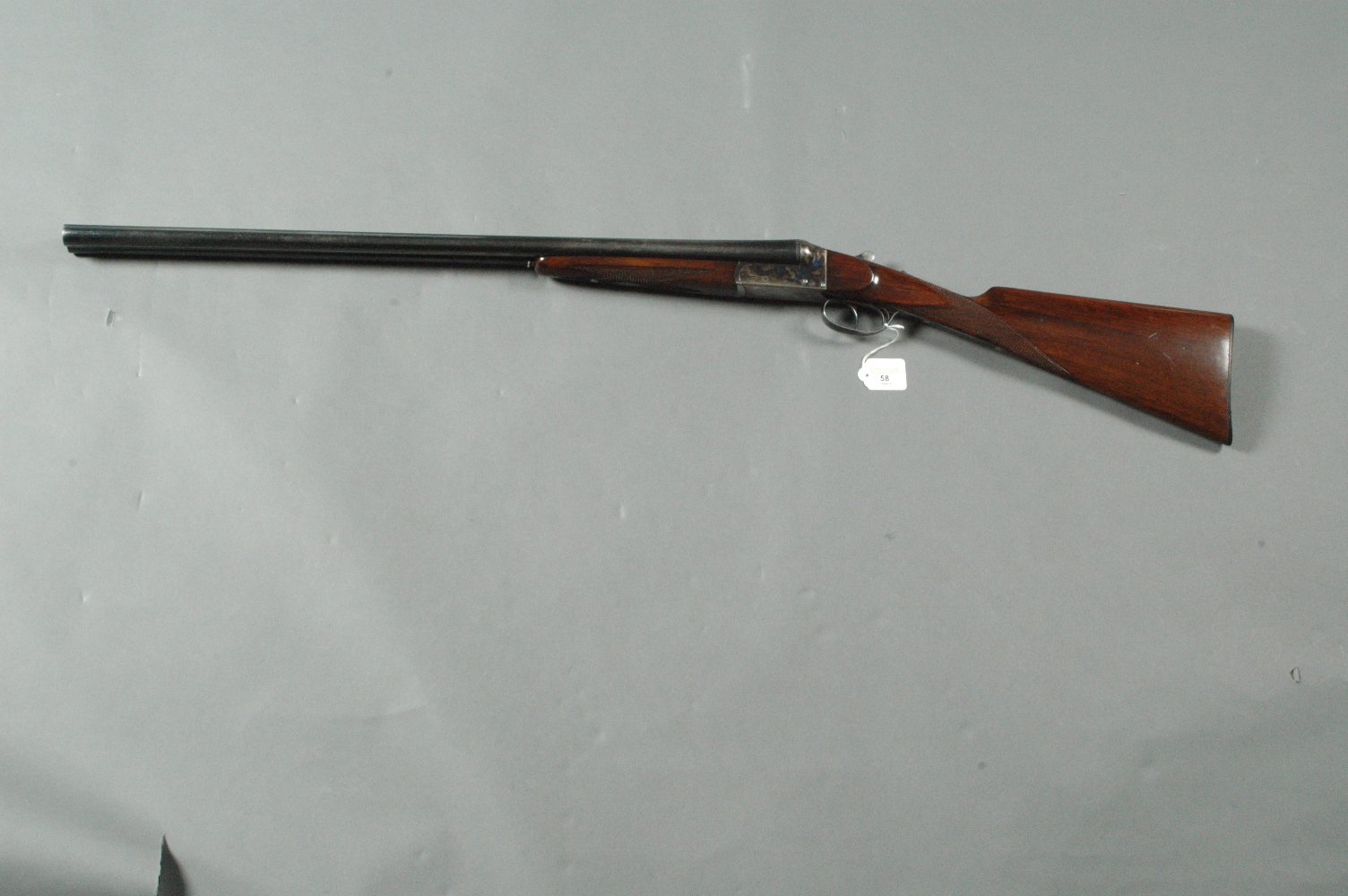 SHOTGUN CERTIFICATE REQUIRED - "The Basque" 12 bore side by side shotgun, 28 inch barrels,