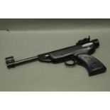 Kimar of Italy K720 .177 air pistol, 7.5 inch barrel, length 35 cm. Serial No. Z03807.