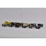 Interesting Dinky 25 Series Flat Truck Lorry Selection. Various colour issues. Generally Good to