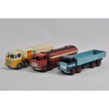 Dinky Leyland Commercial issues including Fuel Tanker x2 and No. 934 Box Truck. Some Restoration but