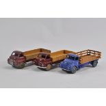 Dinky No. 531 Leyland Comet Lorry plus 2 x Dinky No. 922 Big Bedford Lorry. Some restoration but