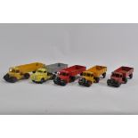 Dinky No. 921 Bedford Articulated Lorry x 4 plus Dinky No. 424 Commer Articulated Lorry. Generally