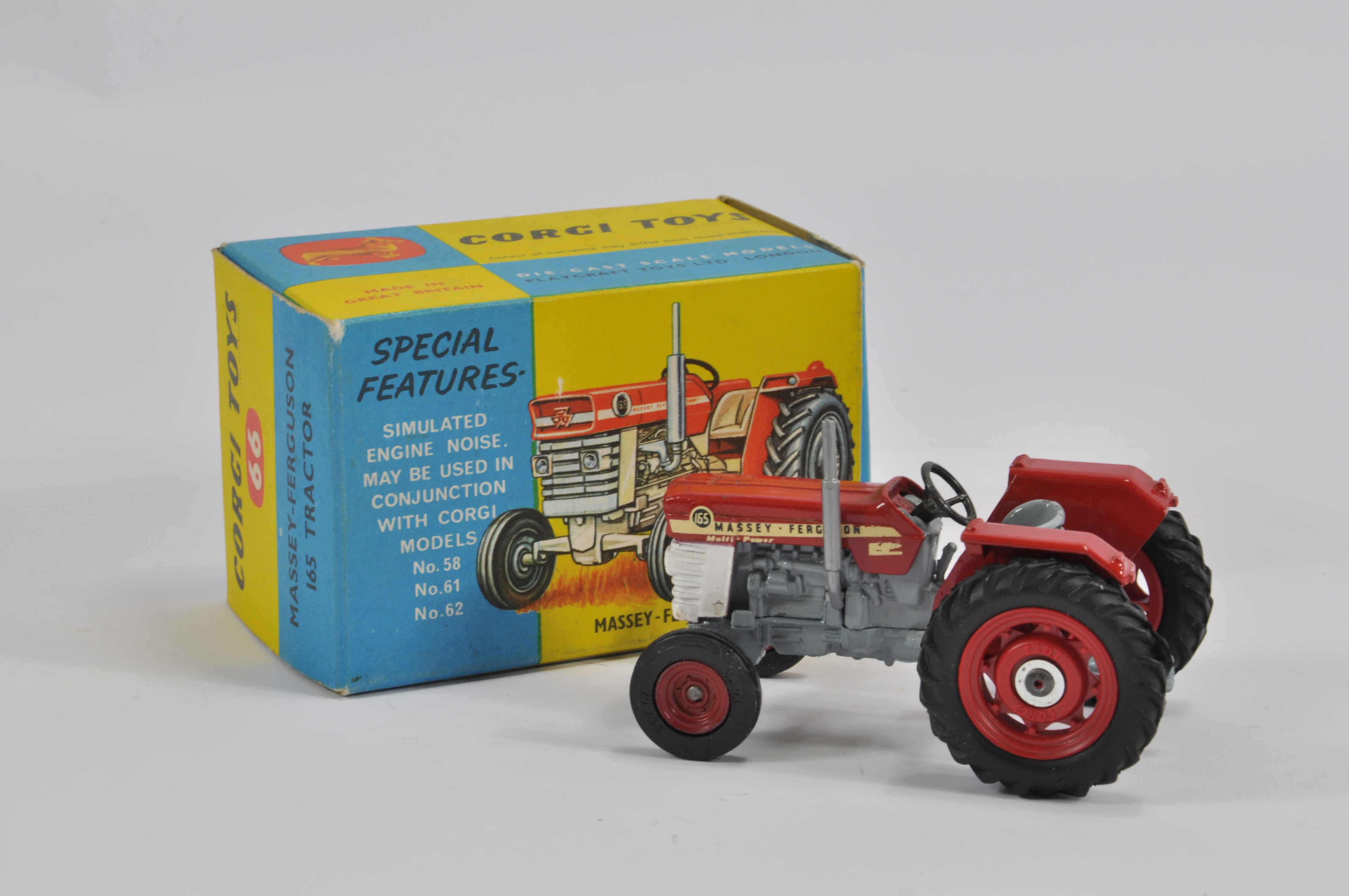 Corgi No. 66 Massey Ferguson 165 Tractor. NM in E Box.