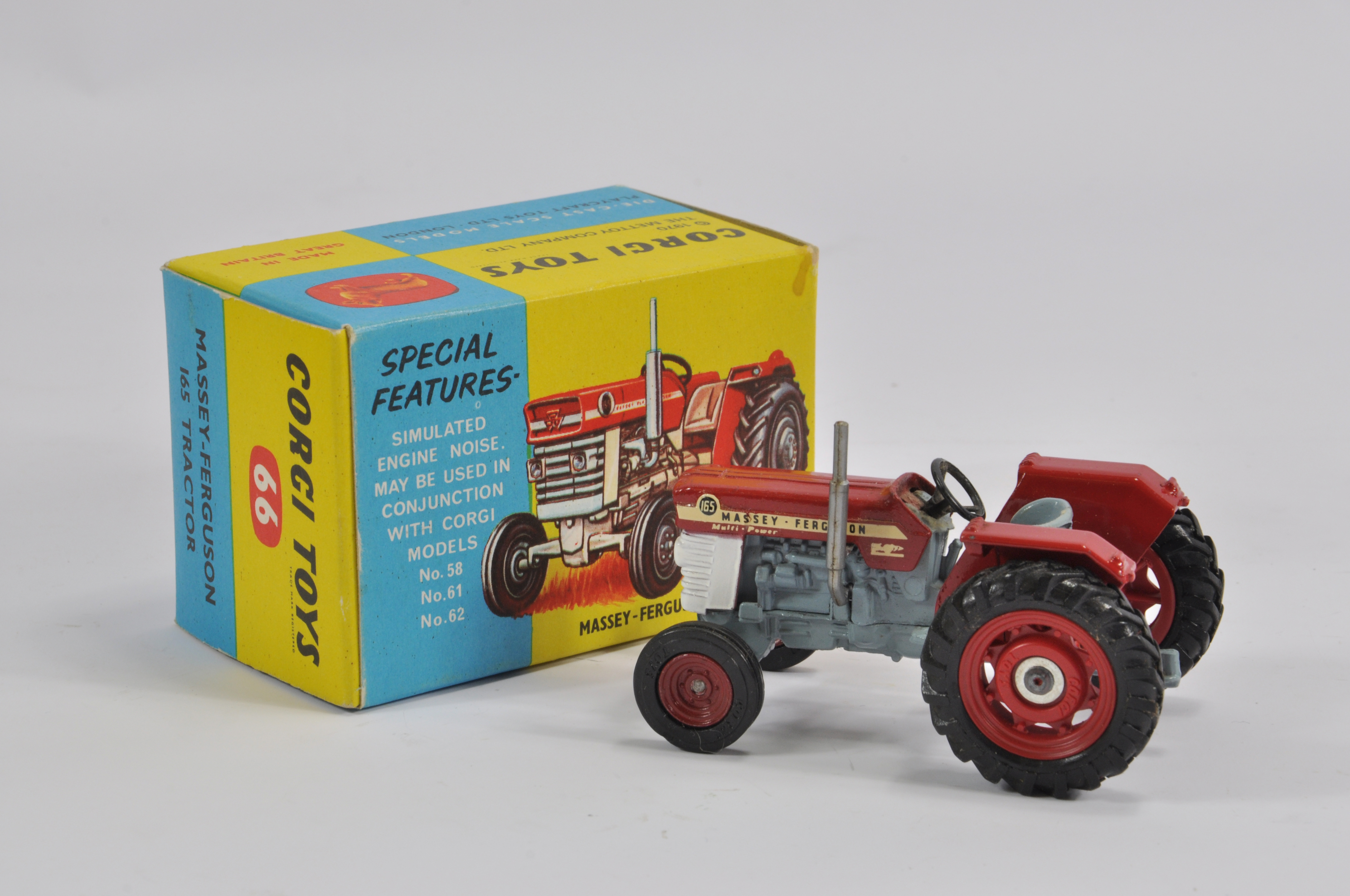 Corgi No. 66 Massey Ferguson 165 Tractor. NM in E Box.