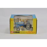 Corgi No. 74 Ford 5000 Tractor with Scoop. NM to M in VG to E Box.