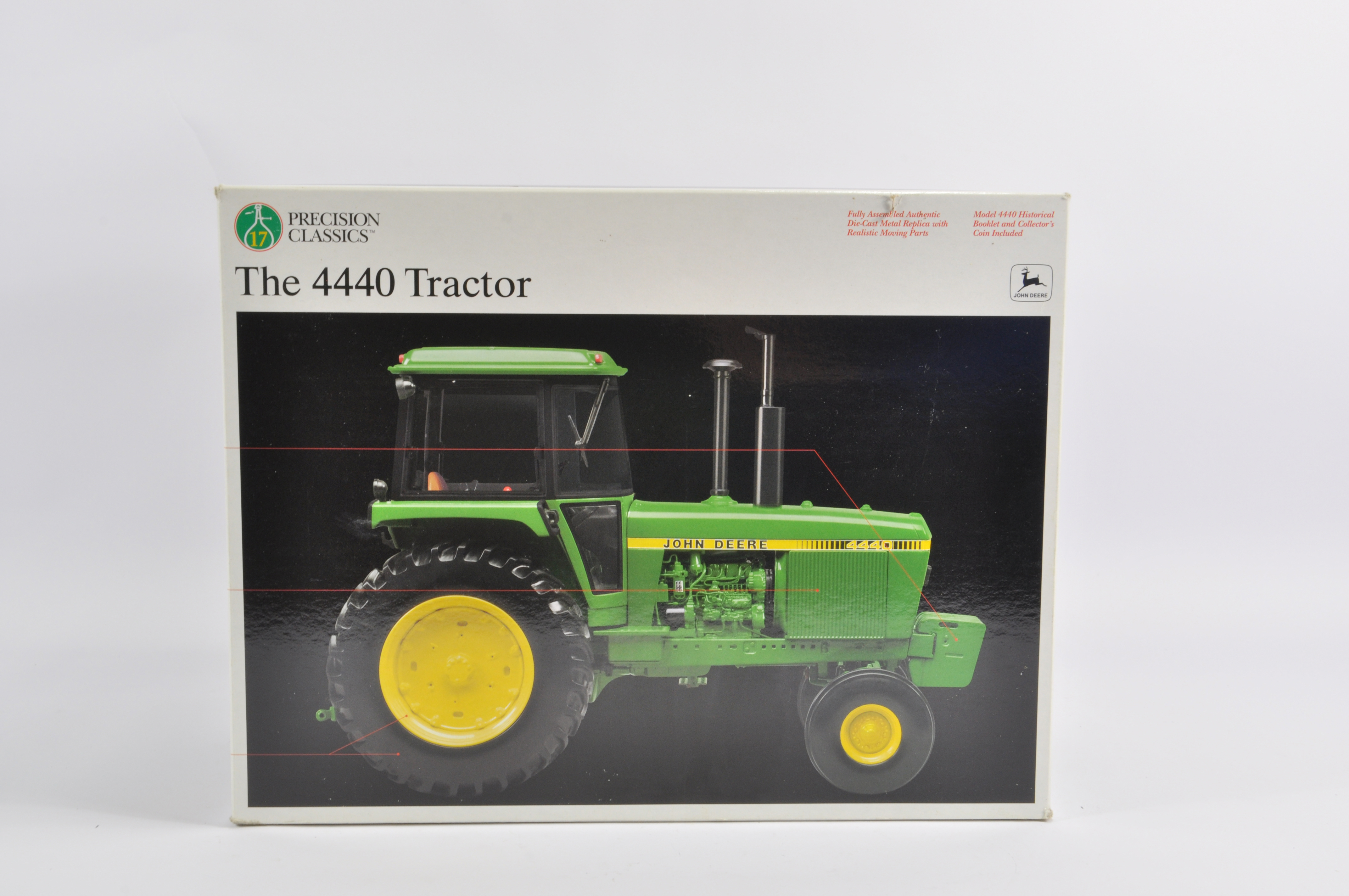 Ertl 1/16 Precision Series John Deere 4440 2WD Tractor. Rare. M in E Box.