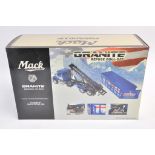 First Gear 1:34 scale Mack Granite Roll-off Refuse Truck. NM-M. Box E.