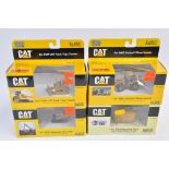 Group of 1:87 scale Norscot CAT Construction machinery. NM-M in G-E Boxes. (4)