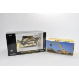 Norscot 1/50 Special Edition Gold CAT D11R Bulldozer plus Liebherr R934 Tracked Excavator. NM to M