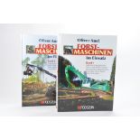 Duo of Construction and Plant Machinery Illustrated Literature including Forestry Equipment (Podzun,