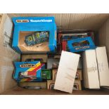 Box of Matchbox and other diecast. Various issues. Generally VG-E in F Boxes. (qty)