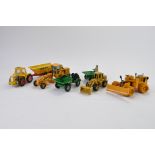 Selection of loose diecast Plant and Construction Toys and Models including some modifications.