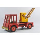 Rare Very Large Wooden Recovery Breakdown Crane Truck. Unknown Maker. Very Good Plus.