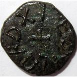 Anglo Saxon coins - Kings of Northumbria AETHELRED 11 [841-50] styca. Moneyer – WULFRED. Obv. +