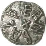 Anglo Saxon coins - Northumbria EANBALD 11 [796-835] abp. Base silver styca. Moneyer – EODWULF. Obv.