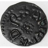 Anglo Saxon coin - Kings of Northumbria EANRED / AETHELRED 11 [810-50] styca. DOUBLE OBVERSE. Obv 1.