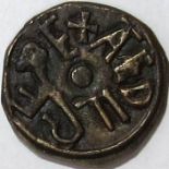 Anglo Saxon coins - Kings of Northumbria AETHELRED 11 [841-50] styca. Moneyer – EANRED. Obv. +