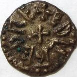 Anglo Saxon coins - Kings of Northumbria AETHELRED 11 [841-50] styca. Moneyer – MONNE. Obv. +EDLIRED
