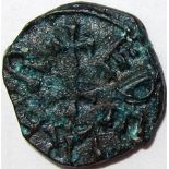 Anglo Saxon coins - Kings of Northumbria AETHELRED 11 [841-50] styca. Moneyer – LEOFDEGN. Obv. +