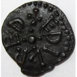 Anglo Saxon coins - Kings of Northumbria AETHELRED 11 [841-50] styca. Moneyer – MONNE. Obv. +