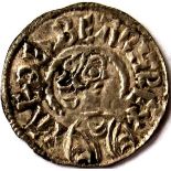 Anglo Saxon coins - Kings of Wessex AETHELBERHT [858-66] silver penny. ROCHESTER mint. Moneyer –