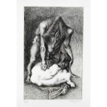 MICHAEL AYRTON [1921-75]. Minotaur Full Grown, 1971. Etching, edition of 75, artist's proof V111/