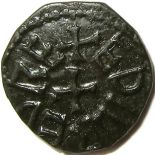 Anglo Saxon coins - Kings of Northumbria. AETHELRED 11 [841-50] styca. Moneyer - MONNE. obv. +